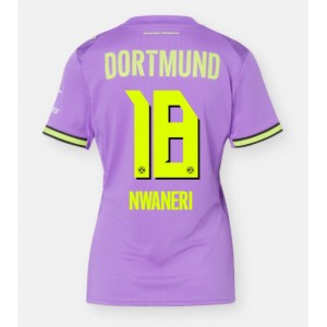 Borussia Dortmund Ethan Nwaneri #18 Jalkapallovaatteet Naisten Kolmaspaita 2026-27 Lyhythihainen